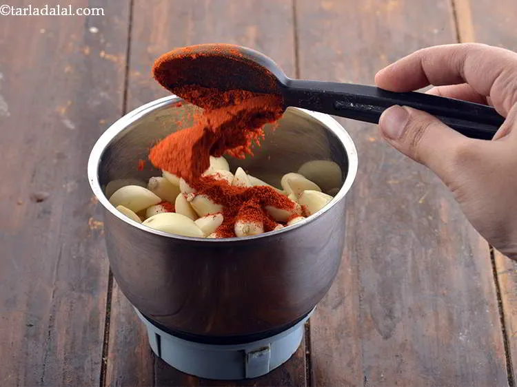 Step 30 – Add the chilli powder. The chilli powder not only provides a bright red colour to …