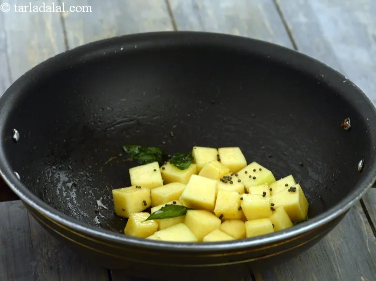 Step 15 – Saut&eacute; on a medium flame for few seconds.