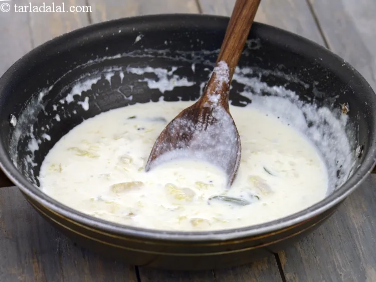 Step 19 – Mix well and cook on a medium flame for 4 to 5 minutes, while stirring …