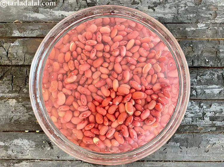 Step 38 – Wash rajma.