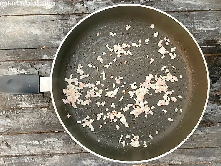 Step 21 – Saut&eacute; on a medium flame for 1 minute.
