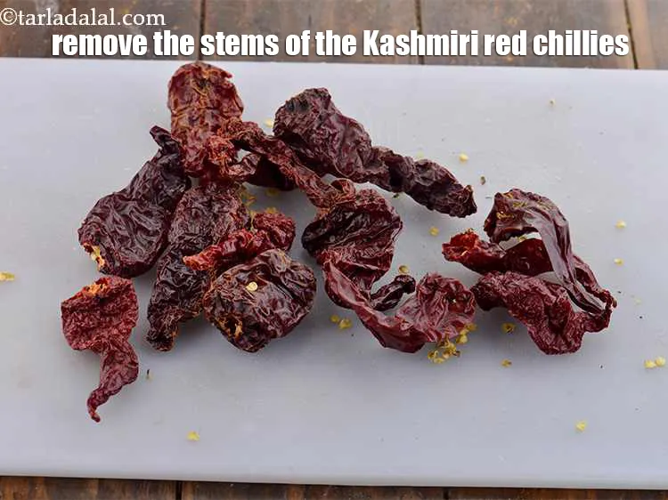 Step 1 – For the <strong>chilli garlic paste recipe | how to make chilli garlic paste at home …