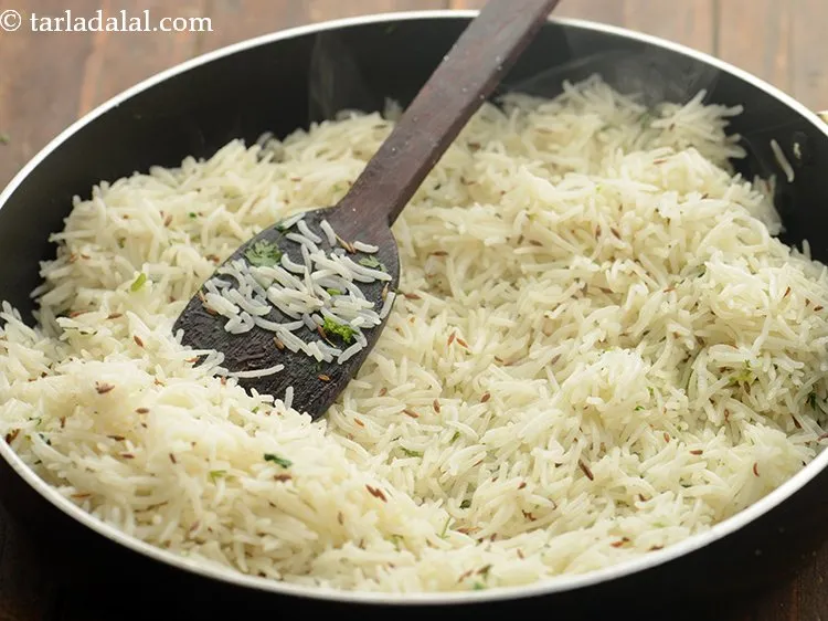 Step 16 – Mix gently. Do not stir the rice vigorously or else it will break the grains.