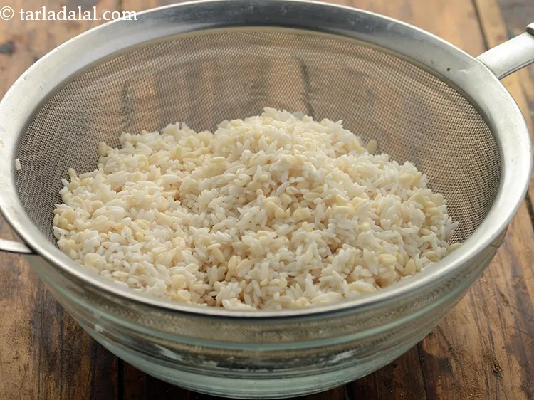 Step 6 – Drain well using a strainer and keep aside.