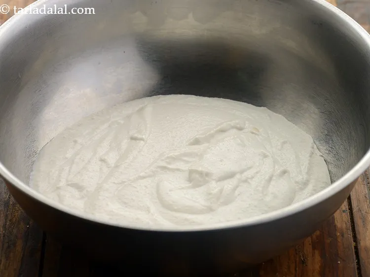 Step 10 – Transfer the mixture into a deep bowl.