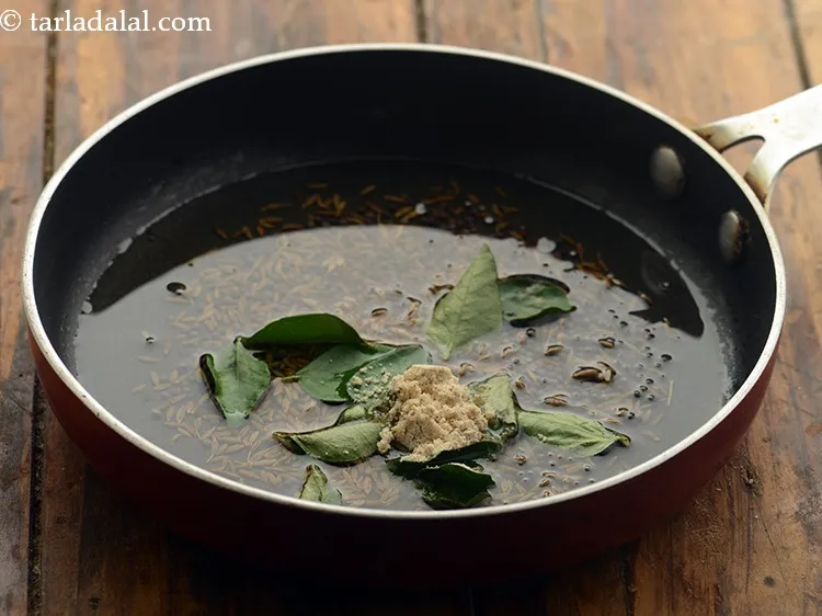 Step 17 – Add the asafoetida.