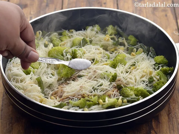 Step 17 – Add the soya sauce and salt. Do not overcook or over mix or else the …