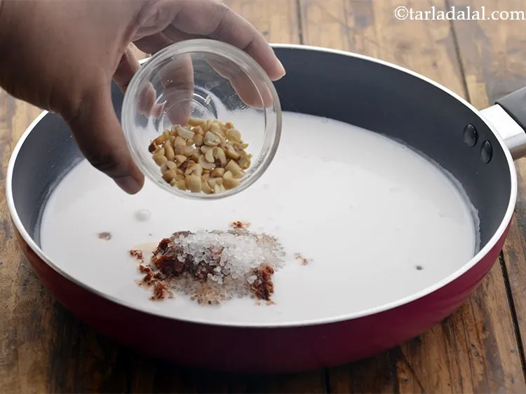 Step 23 – Finally, some roasted peanuts for a crunchy bite.