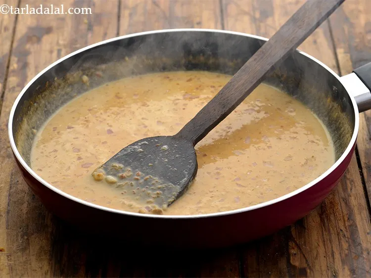 Step 26 – Mix well and cook on a medium flame for 4 minutes, while stirring occasionally. Keep …