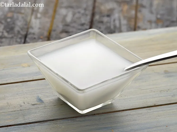 Step 19 – Retain the strained Rice Water for baby and serve the cooked rice to the adults …