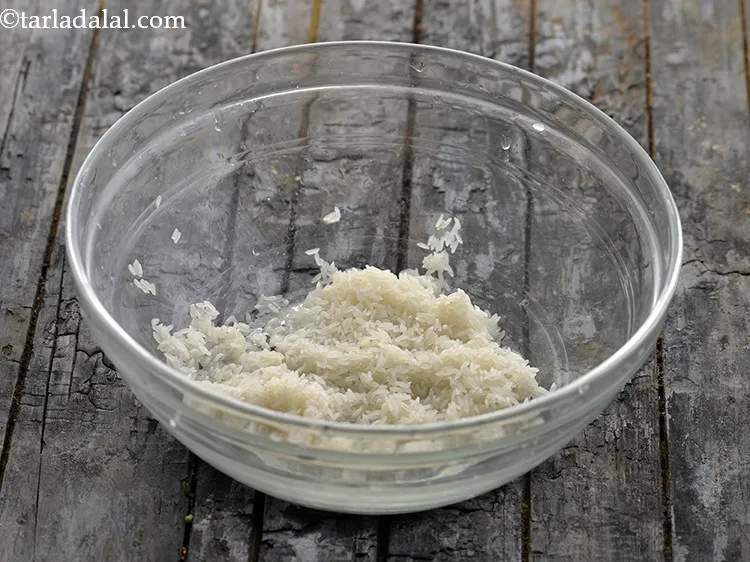 Step 13 – Drain the water well and discard it.