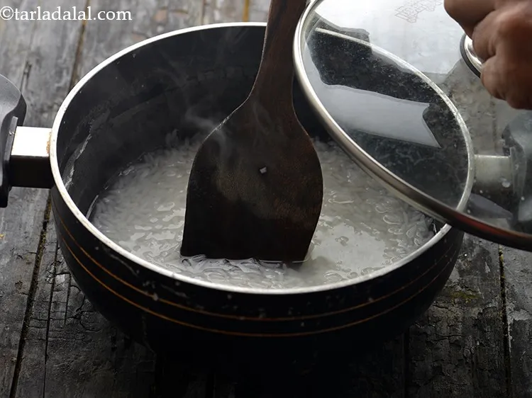 Step 16 – Keep opening the lid and stirring it occasionally. This step is important so that the …