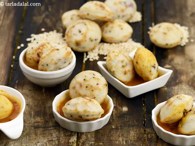 Step 30 – <div>Serve<strong> rice appe | paniyaram | South Indian rice appe |</strong> immediately with sambhar and …