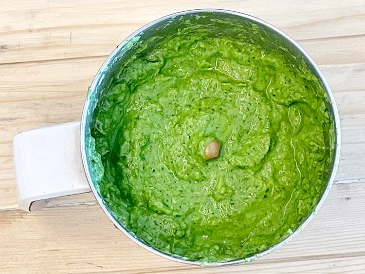 Step 16 – Blend in a mixer to a smooth paste.