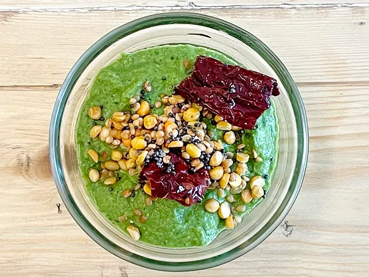 Step 26 – <html><head><meta charset="UTF-8"> </head><body><p>Pour the tempering over the sautéed ridge gourd.</p></body></html>