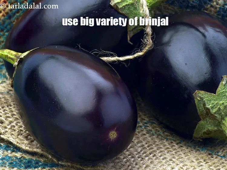 Step 27 – Use only the big variety of brinjal for this recipe.&nbsp;