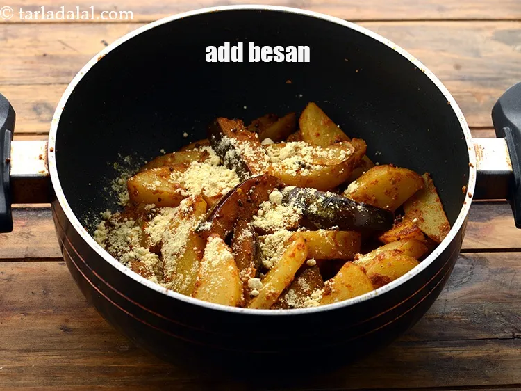 Step 30 – You can omit the plain flour also and little more besan.&nbsp;