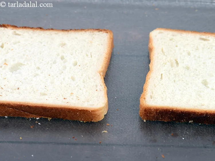 Step 16 – To make <strong>roasted red capsicum and cheese tava sandwich recipe | Indian capsicum cheese toast …