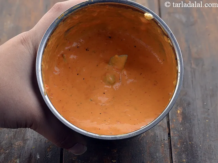 Step 15 – Blend till coarse. Keep aside.&nbsp;