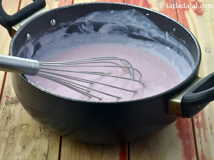 Step 13 – Mix well. The <strong>milk mixture for rose and almond ice cream cream recipe | rose …