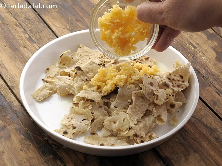 Step 22 – Add finely chopped jaggery to it. Do not chop it roughly as that would make …