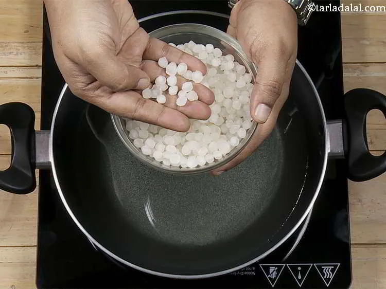 Step 1 – To make sabudana chivda at home, heat the oil for deep-frying in a deep non-stick …