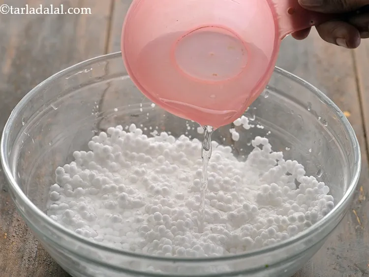 Step 6 – Add 1/2&nbsp; cup of water. If you add more water, the sago will absorb everything …