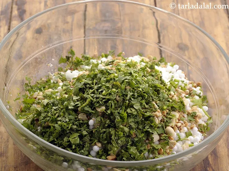 Step 16 – Add coriander for freshness