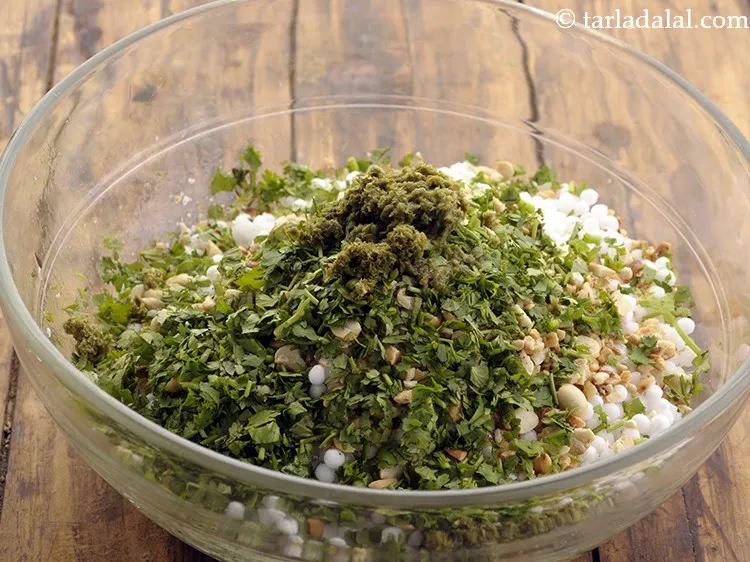 Step 17 – Add green chilli paste, you can also use chopped green chillies and adjust the quantity …