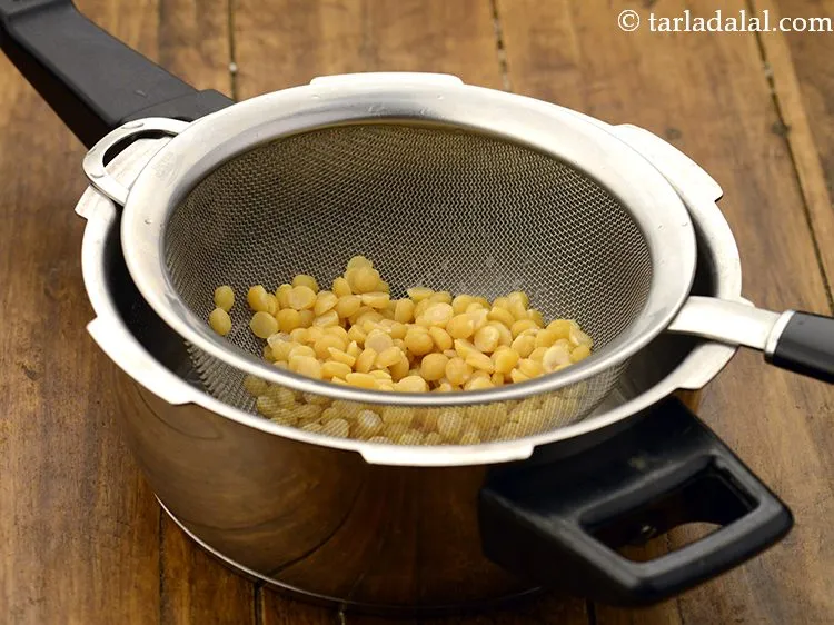 Step 23 – Add the cooked chana dal.&nbsp;