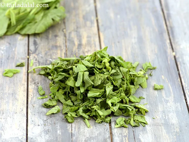 Step 22 – Add the khatta bhaji.&nbsp;