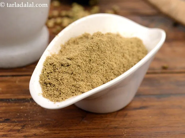 Step 18 – Then add coriander powder.&nbsp;