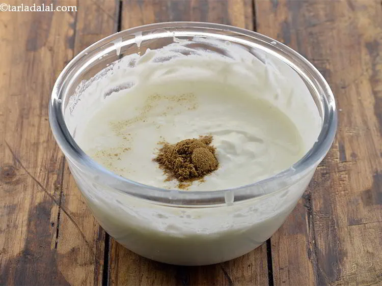 Step 5 – Then add cumin seeds powder to this. This powder is made by first roasting cumin …