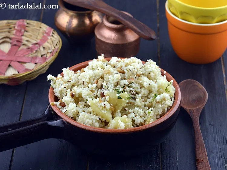 Step 26 – Serve <strong>sama pulao for vrat or upvas recipe | sama ke chawal ka pulao | …