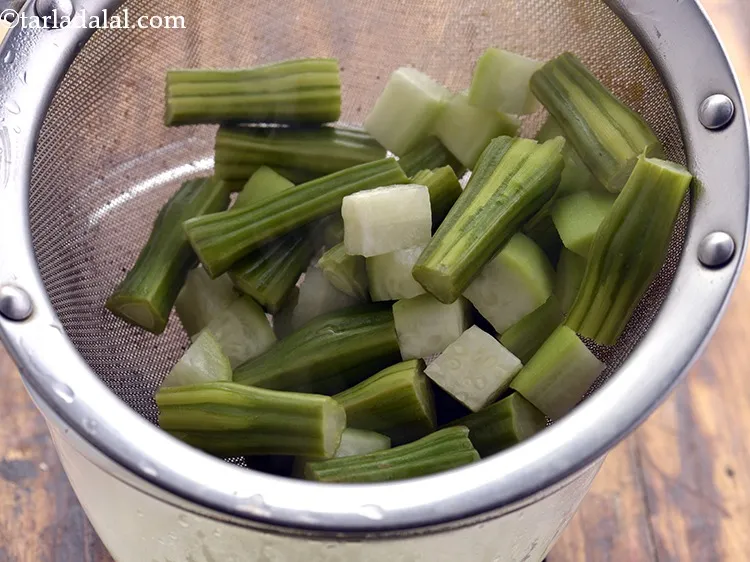 Step 45 – Drain them and keep aside. You can reserve this water and use it later while …