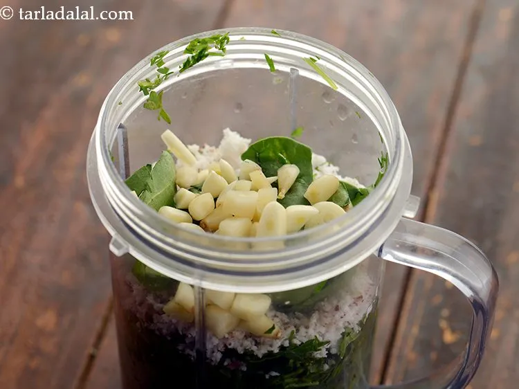 Step 5 – Add roughly chopped garlic cloves.
