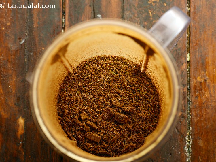 Step 10 – Once, cooled blend in a mixer to a fine powder.&nbsp;