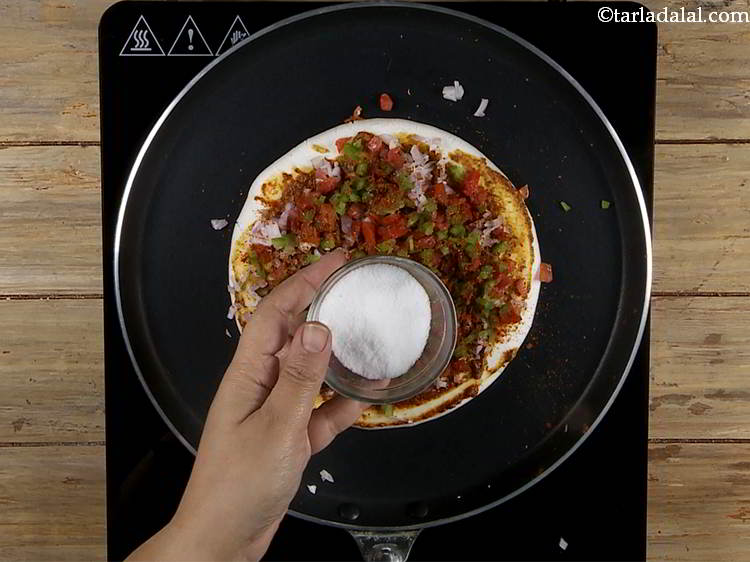 Step 17 – Finally sprinkle little salt evenly over it.