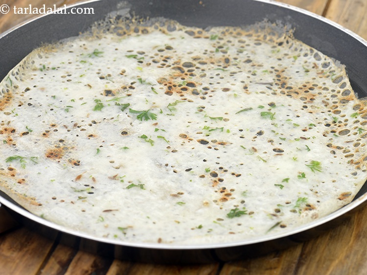 Step 25 – Cook on a medium flame for 2 to 3 minutes, or till it is crisp …