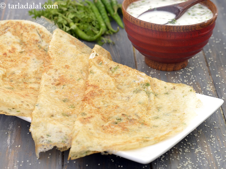 Step 28 – Serve <strong>sanwa dosa recipe | crispy varai dosa for Navratri | barnyard millet dosa | …