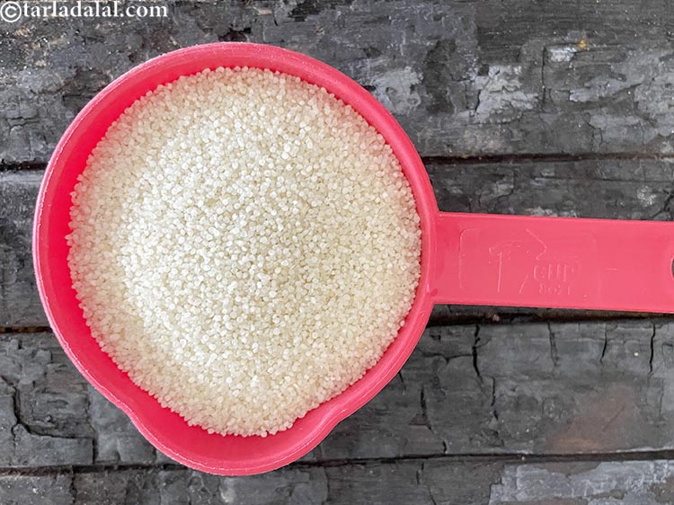 Step 7 – To soak sanwa millet, clean and wash 1 cup&nbsp;<a href="https://www.tarladalal.com/glossary-sanwa-millet-sama-barnyard-millet-1157i">sanwa millet (sama)</a>.&nbsp;