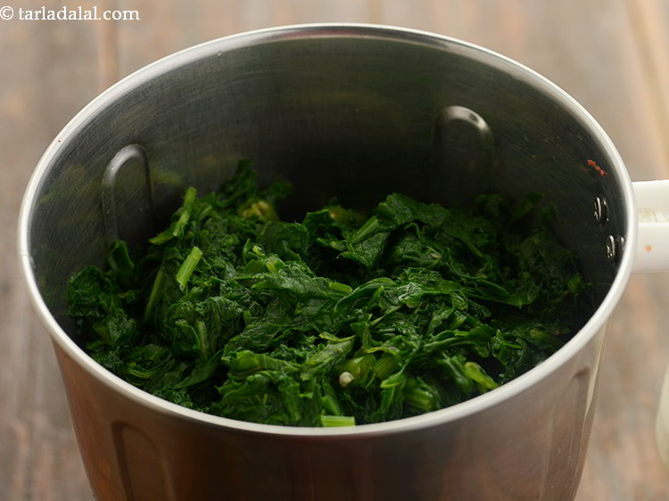 Step 14 – Once cooled, transfer everything to a mixer jar.