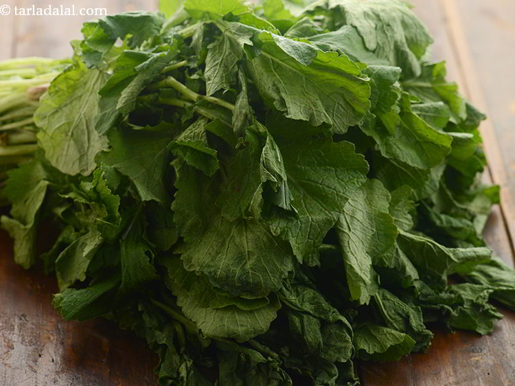 Step 2 – This is how mustard leaves look like. Pick and clean a bunch of mustard leaves. …