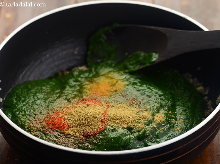 Step 27 – Add coriander-cumin seeds powder. This is optional.