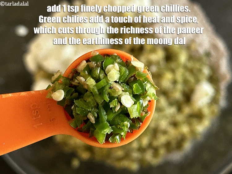 Step 13 – Add&nbsp;<meta charset="UTF-8" />1 tsp&nbsp;finely&nbsp;<a href="glossary-chopped-green-chilli-820i">chopped green chillies</a>.&nbsp;Green chilies add a touch of heat and spice, …