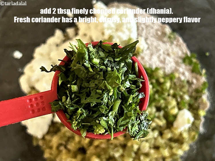 Step 14 – Add&nbsp;<meta charset="UTF-8" />2 tbsp&nbsp;finely&nbsp;<a href="glossary-chopped-coriander-783i">chopped coriander (dhania)</a>.&nbsp;Fresh coriander has a bright, citrusy, and slightly peppery …
