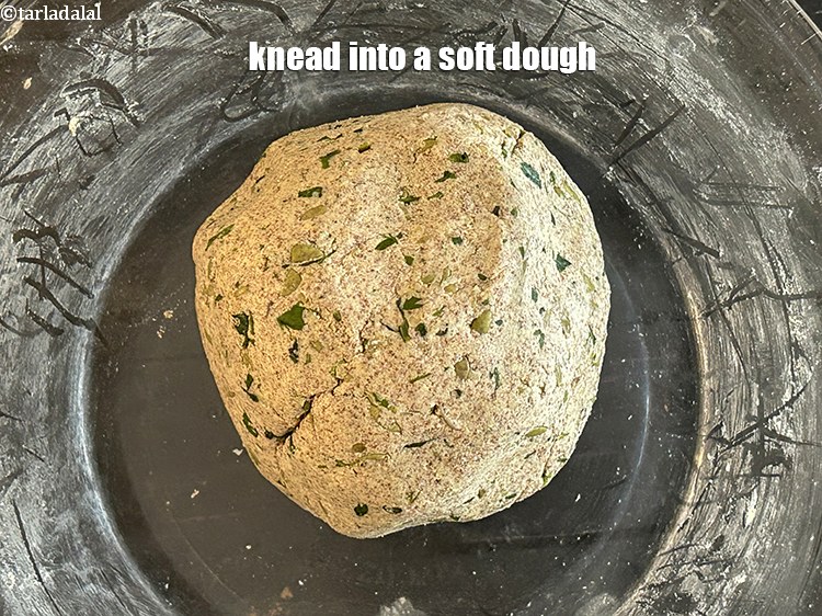 Step 18 – Knead into a soft dough.