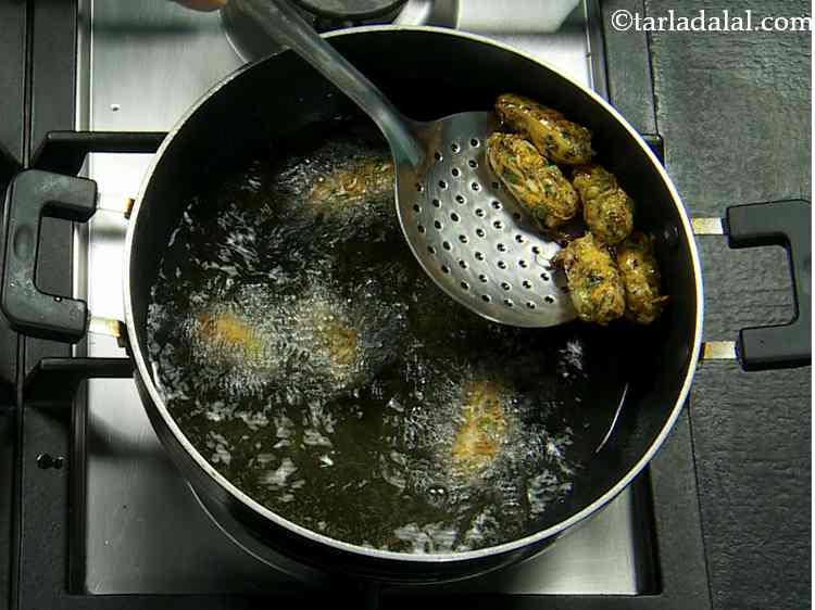 Step 13 – Deep-fry a few fingers at a time on a medium flame, till they turn golden …