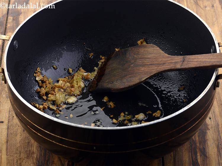 Step 16 – Add the ginger. Saut&eacute; on a medium flame for a few seconds. One thing that …