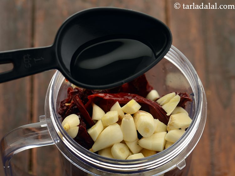 Step 7 – Add white vinegar. It acts as a preservative and increases the shelf life of Indo-Chinese …